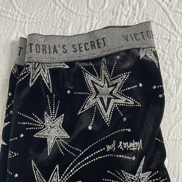 NWT Victoria’s Secret Glitter Velvet Leggings Size Small - Picture 6 of 10